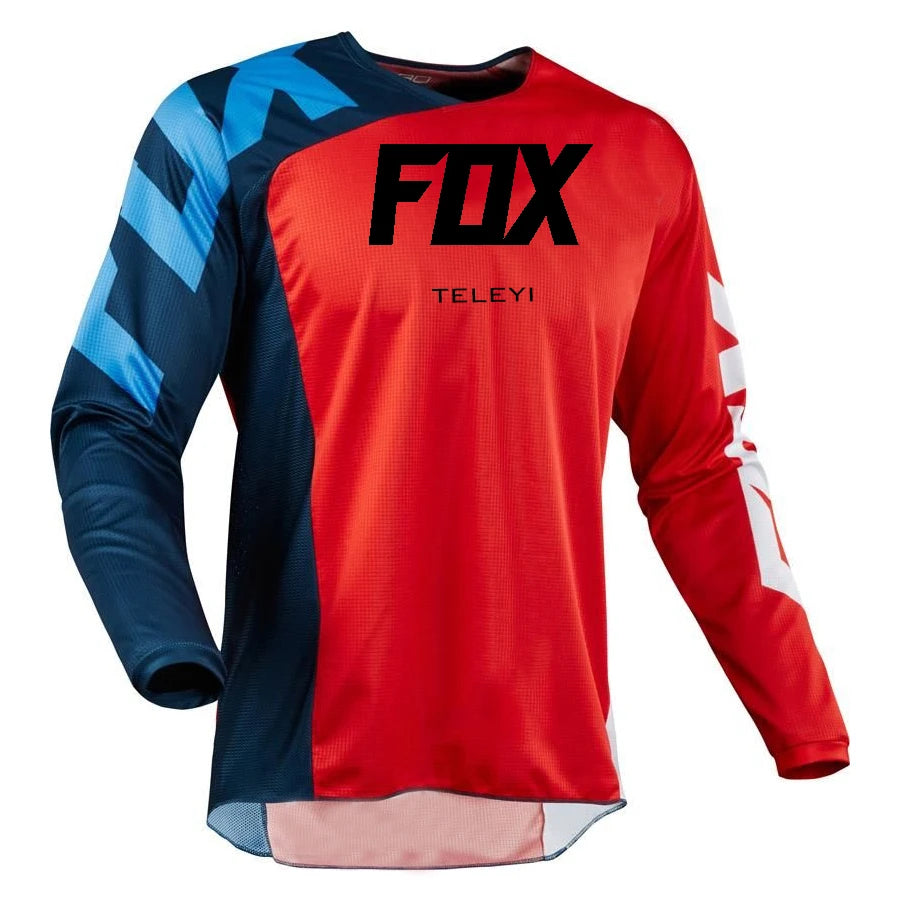 JERSEY FOX TELEYI RÁFAGA ROJA-AZUL