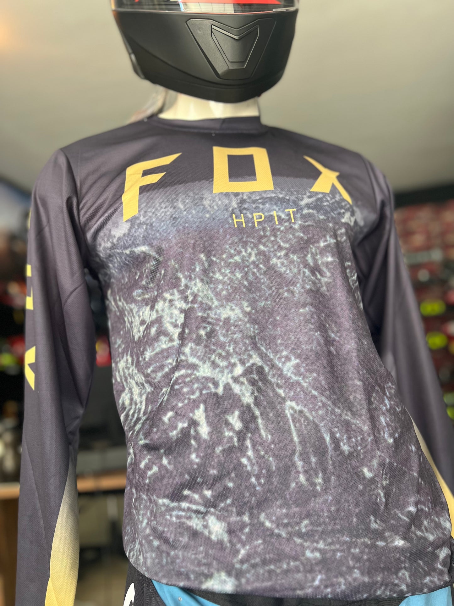 JERSEY FOX HPIT LEGION NEGRO-DORADO