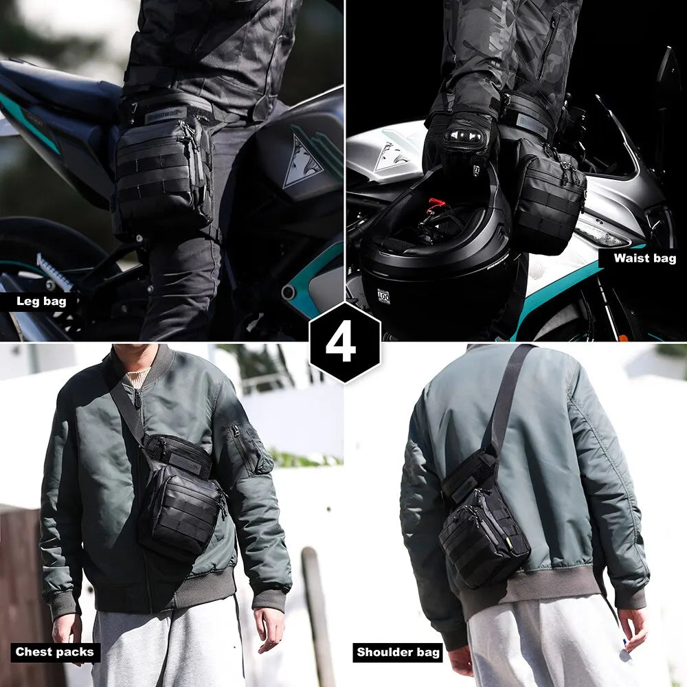 BOLSA DE RIÑONERA PARA MOTOCICLETA RHINOWALK