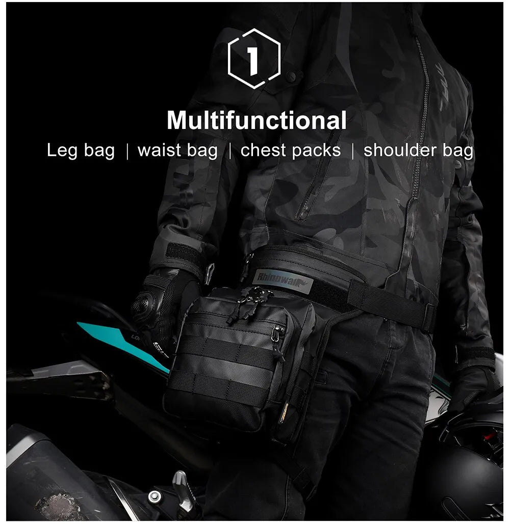 BOLSA DE RIÑONERA PARA MOTOCICLETA RHINOWALK