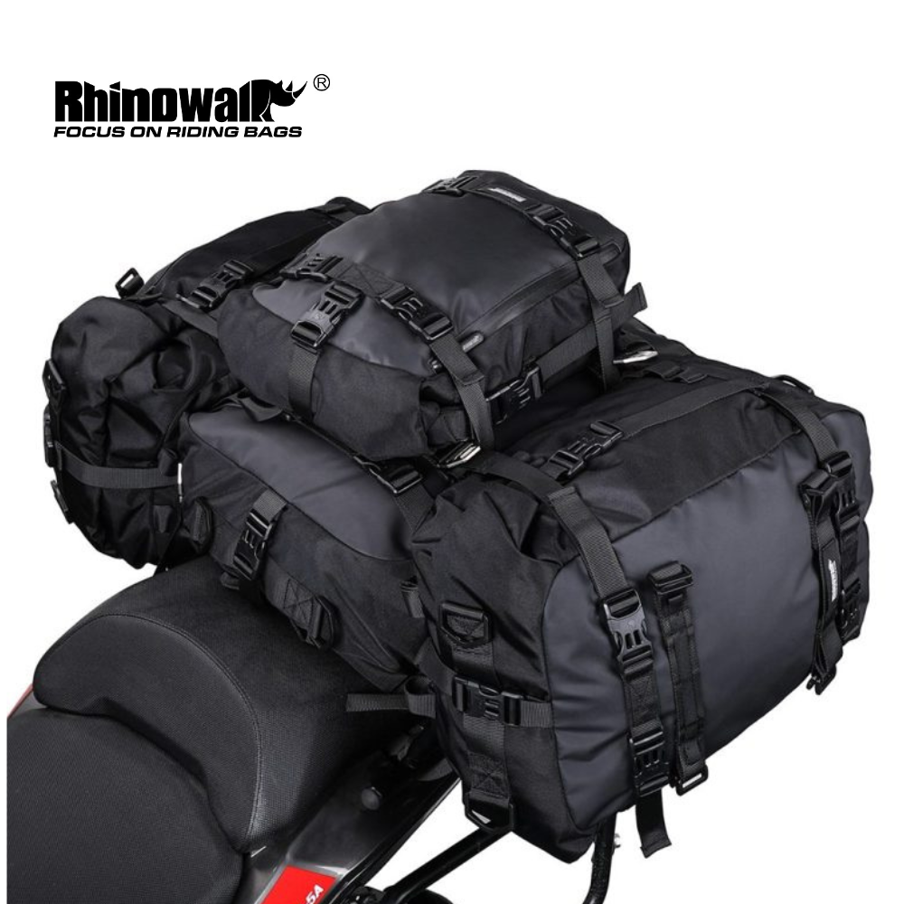 RHINOWALK BOLSA IMPERMEABLE DE MOTOCICLETA ALFORJA