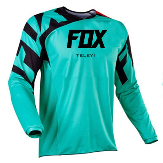 JERSEY FOX TELEYI AZUL TURQUESA