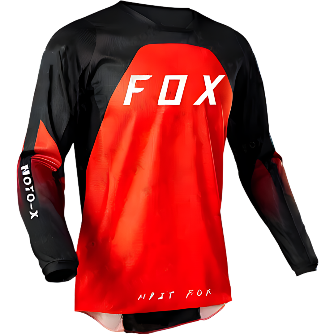 JERSEY FOX HPIT  FUEGO  ROJO-NEGRO